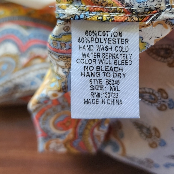 Umgee Paisley Bohemian Longline Duster Kimono - Picture 6 of 7